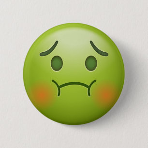 Kranke Anmerkung Emoji stellen gegenüber Button