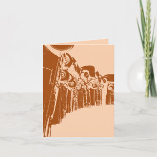 Kranke in Bündnisnebraska Feiertagskarte