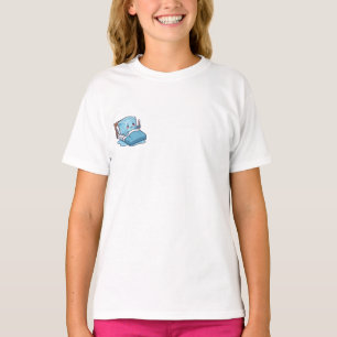 Kranke Schmelzende Eiswürfel Cartoon Fieber Kinder T-Shirt