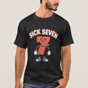 Kranke Sieben Meme T-Shirt Sechs Sieben Lustiger W