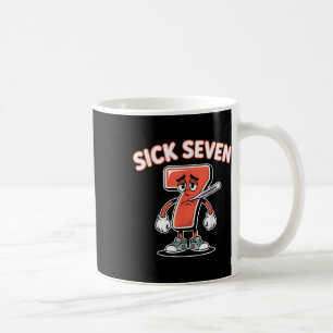 Kranke Sieben Meme T-Shirt Sechs Sieben Lustiger W Kaffeetasse