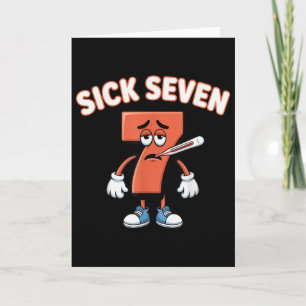 Kranke Sieben Meme T-Shirt Sechs Sieben Lustiger W Karte