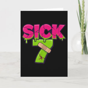 Kranke Sieben Meme T-Shirt Sechs Sieben Lustiger W Karte