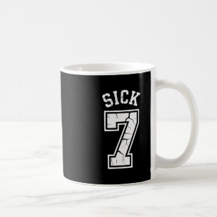 Kranke Sieben Meme T-Shirt Sechs Sieben Spaß  Kaffeetasse