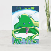 kranke traurige Frosch, nicht zu gut?