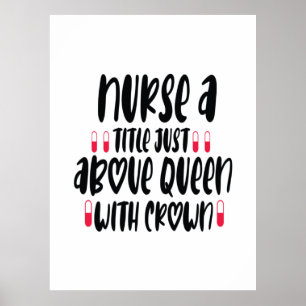 Krankengeschenk Krankenpflege einen Titel oben Poster