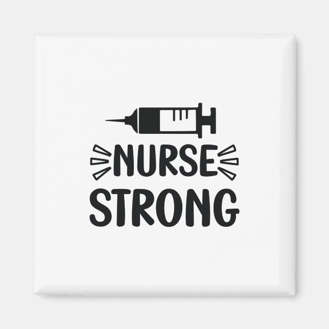 Krankengeschenk Krankenschwester stark Magnet (Vorne)