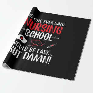Krankengeschenk noch nie jemand sagte Krankenschul Geschenkpapier