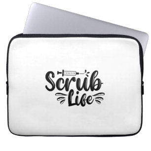 Krankengeschenk Scrub Life Laptopschutzhülle