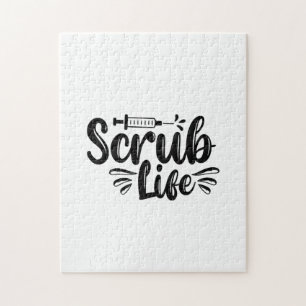 Krankengeschenk Scrub Life Puzzle
