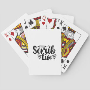 Krankengeschenk Scrub Life Spielkarten