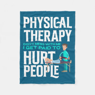 Krankengymnastik Lustige Physiotherapie Fleecedecke