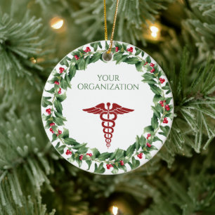 Krankenhaus für medizinische Versorgung Custom Hol Keramik Ornament