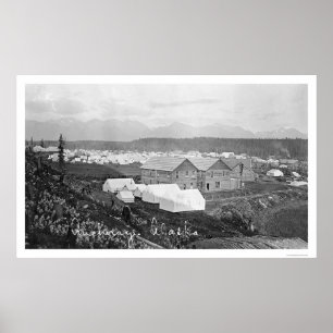 Krankenhaus in Anchorage, Alaska 1916 Poster