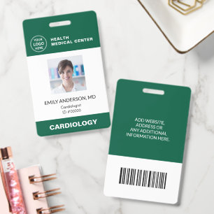 Krankenhaus Klinik Arzt Mitarbeiter Bar Code ID Ausweis