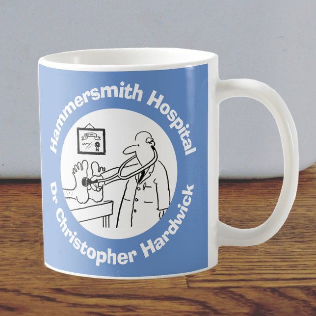 Krankenhaus, Klinik oder Operation mit dem Namen. Kaffeetasse (Von Creator hochgeladen)
