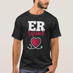 Krankenhaus Krankenpflege Crew Notversorgung RN ER T-Shirt