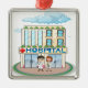 Krankenhaus Silbernes Ornament (Vorne)