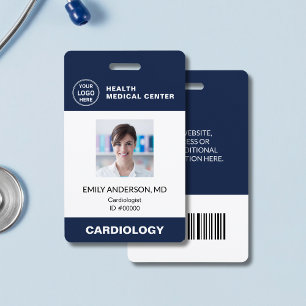 Krankenhausklinik-Arzt-Mitarbeiter-Barcode-ID Ausweis
