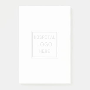 Krankenhauslogo Arzt Post-it Klebezettel