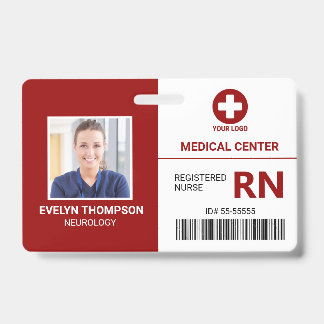 Krankenhausmedizinischer Mitarbeiter - Foto-ID des Ausweis