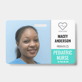 Krankenhausmitarbeiter Großes Foto Abzeichen mit B Ausweis