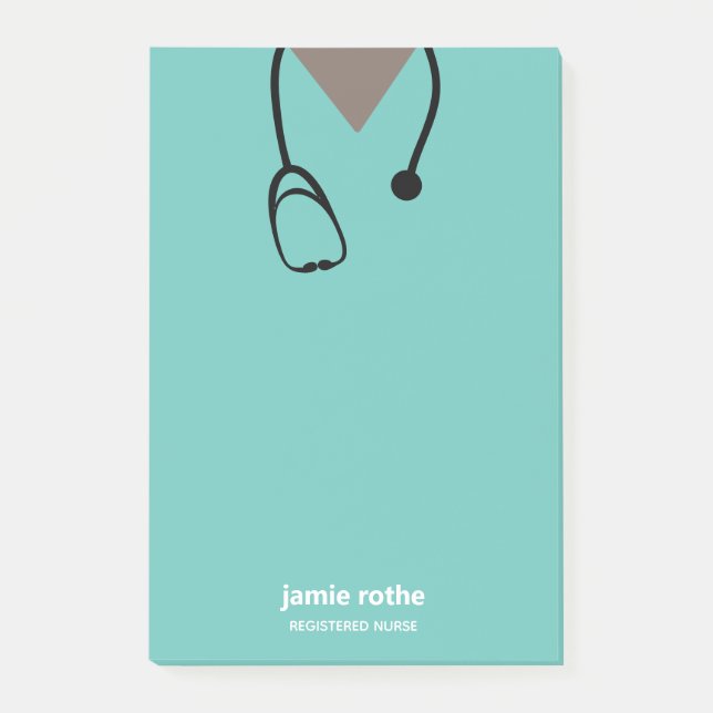 Krankenhausspital Scrubs American Business Ca Post-it Klebezettel (Vorderseite)