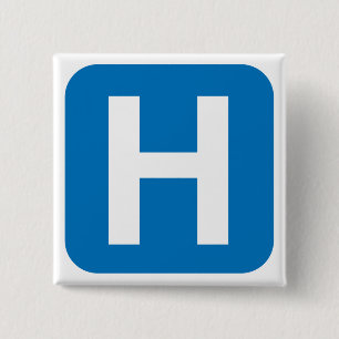 Krankenhaussymbol Button