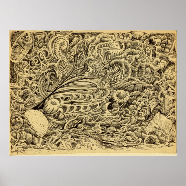 Krankenkammer von Brian Benson Poster (Vorne)