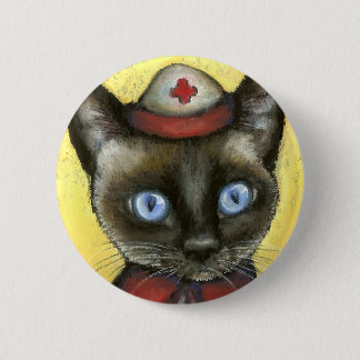 Krankenkatze Button