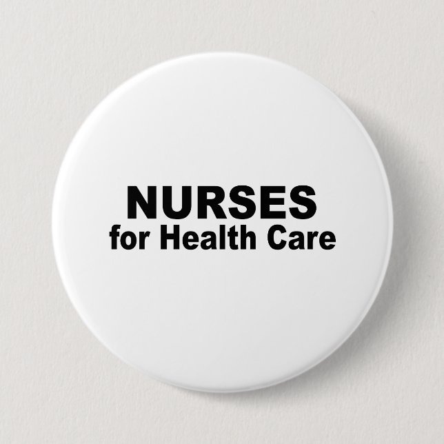Krankenpflege Button (Vorderseite)