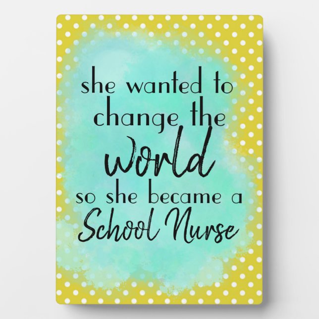 Krankenpflege für Studenten; trendig und Angesagt Fotoplatte (Vorderseite)