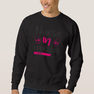 Krankenpflege im Gange Krankenpflege Kursteilnehme Sweatshirt