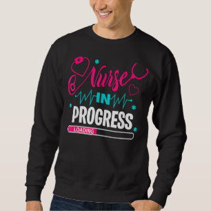 Krankenpflege im Gange Krankenpflege Schüler Zukun Sweatshirt