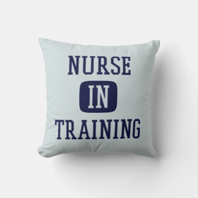 Krankenpflege in der Ausbildung der zukünftigen Kr Kissen (Vorderseite)