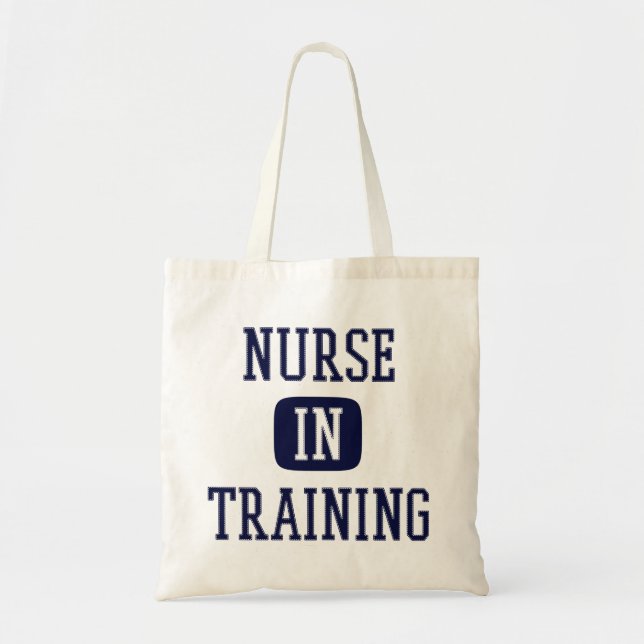 Krankenpflege in der Ausbildung der zukünftigen Kr Tragetasche (Vorne)
