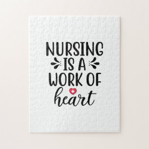Krankenpflege ist ein Werk des Herzens Puzzle