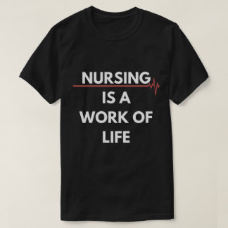Krankenpflege ist ein Werk des Lebens im Frühling T-Shirt
