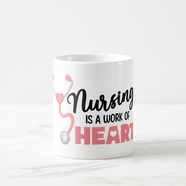 Krankenpflege ist ein Werk von Herz-Cup-Geschenk Kaffeetasse (Mittel)