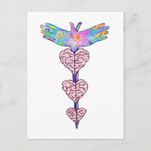 Krankenpflege ist Kunst und Wissenschaft Postkarte