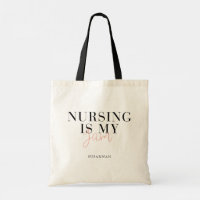 Krankenpflege ist mein Jam Modern Stylish Nurse Ge