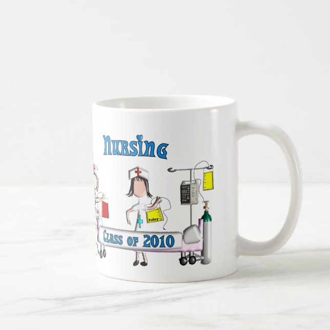 Krankenpflege-Klasse von 2010 Geschenken Tasse (Rechts)