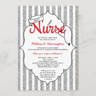 Krankenpflege, Krankenpfleger Party, RN Abschluss  Einladung