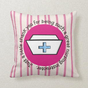 Krankenpflege-Lehrer "danken Ihnen" Pillow Kissen