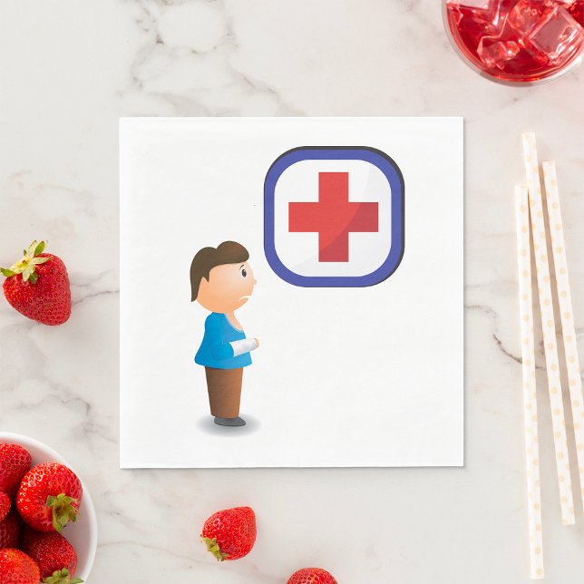 Krankenpflege Napkins für verletzte Kinder Serviette (Von Creator hochgeladen)