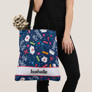 Krankenpflege Navy Blue Name Personalisiert