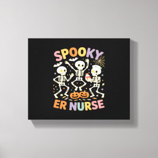 Krankenpflege Niedlichen Halloween Spooky Essentia Leinwanddruck