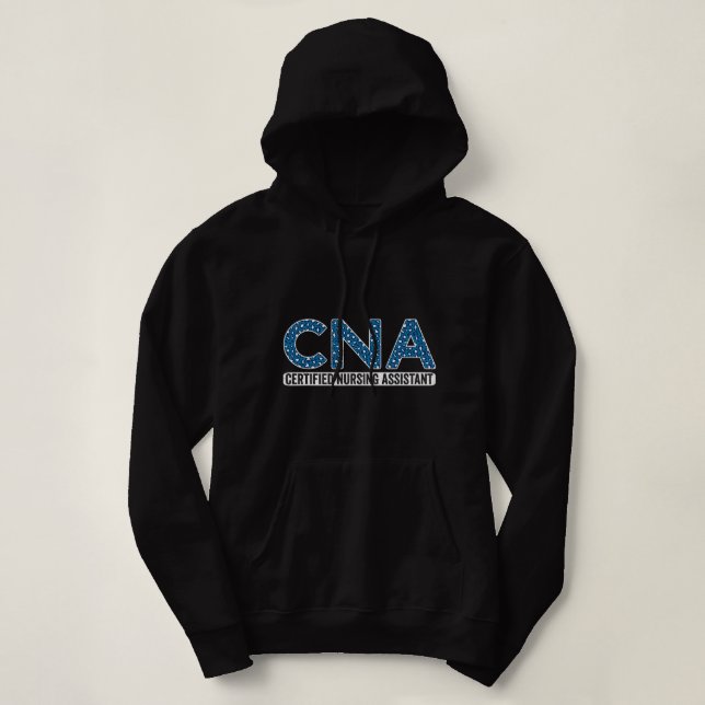 Krankenpflege Scrub Life CNA Krankenschwester zert Hoodie (Design vorne)