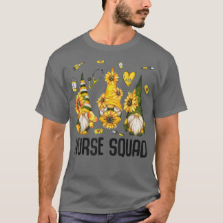 Krankenpflege: Sonnenblumen-Genom-Squad Gesundheit T-Shirt