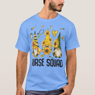Krankenpflege: Sonnenblumen-Genom-Squad Gesundheit T-Shirt